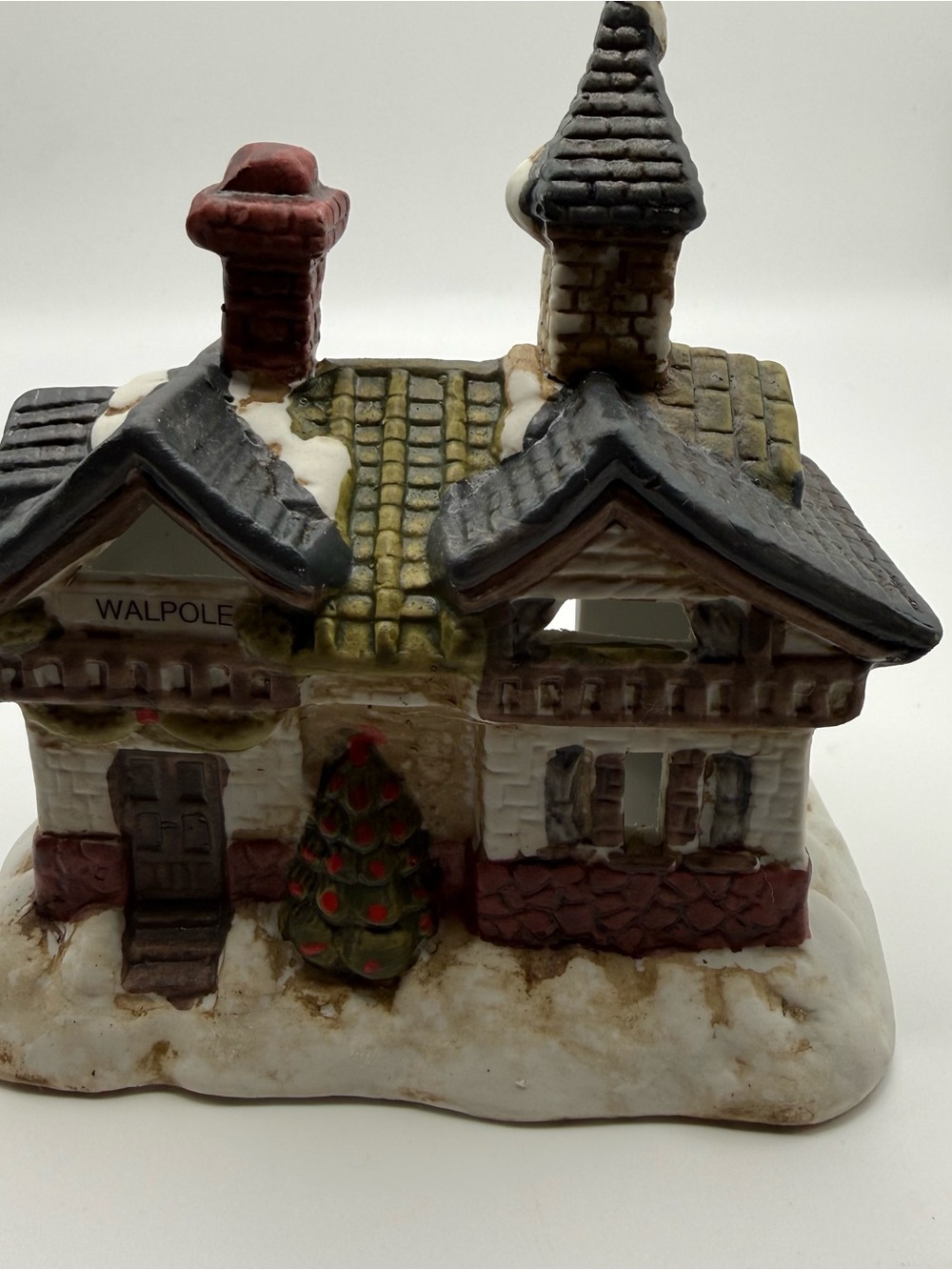 Vintage 1993 Hermitage Pottery Christmas Village House KA301 w Original Box